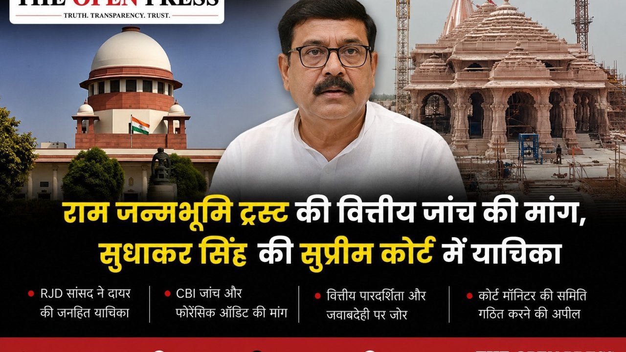 राम जन्मभूमि ट्रस्ट के वित्तीय मामले जांच के घेरे में, राजद सांसद पहुंचे सुप्रीम कोर्ट